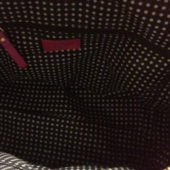 KATE SPADE Dark Pink Cow Leather Purse with Quilt - Picture 3 of 7